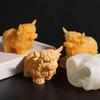 Animal Resin Molds Resin Molds for Figurines Food-Grade Highland Cow Shaped Mould for Cake Snack Jelly Wax Silicone Mold