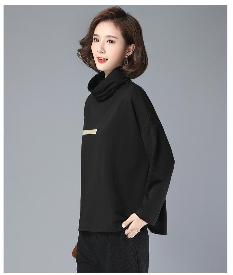 Pulover Fleece cu Gât Înalt pentru Femei 2024 - Top Lejer Versatil de Primăvară/Toamnă