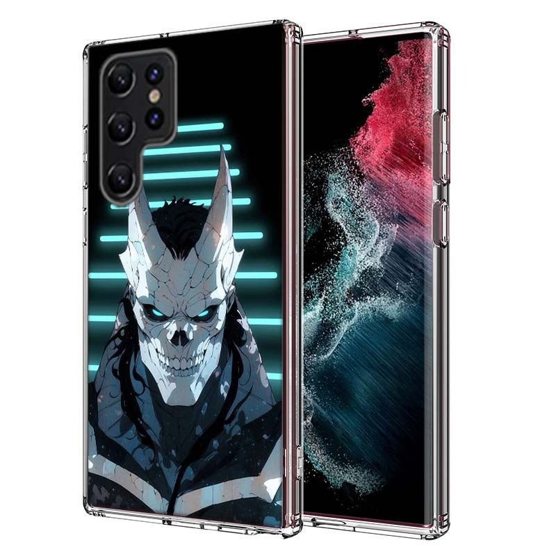 Kaiju No. 8 Anime Capa Phone Case For Samsung S26 Ultra S25 Edge Galaxy S23 S21 S20 S24 FE S22 S10 Plus Cover Clear TPU Shell Co