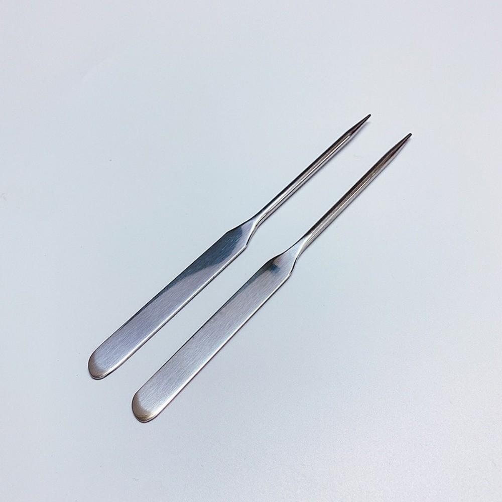 2PC Portable Makeup Mixing Stick Stainless Steel Face Cream Mixing Tool  Make Up Tool
