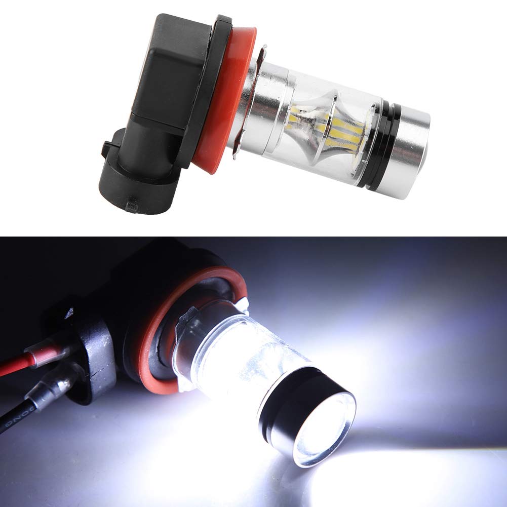 KIMISS H11 H8 LED Fog Bulb-100W 20LEDs Car Fog Lamp Headlight Bulb White