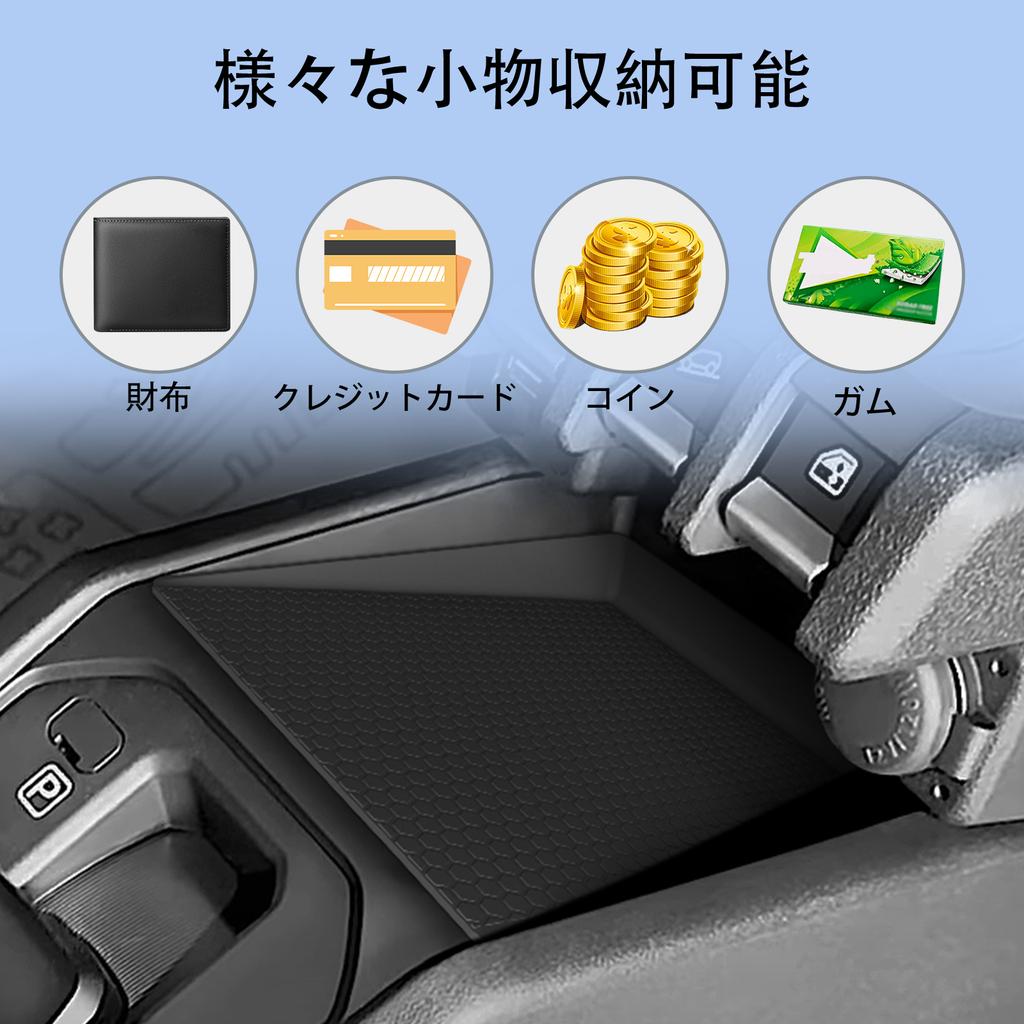 Podkładka na konsolę środkową samochodu dla Suzuki Jimny 2024 2025 Pudełko do przechowywania w konsoli środkowej Silikonowy organizer Akcesoria Przechowywanie Porządkowanie Czarny