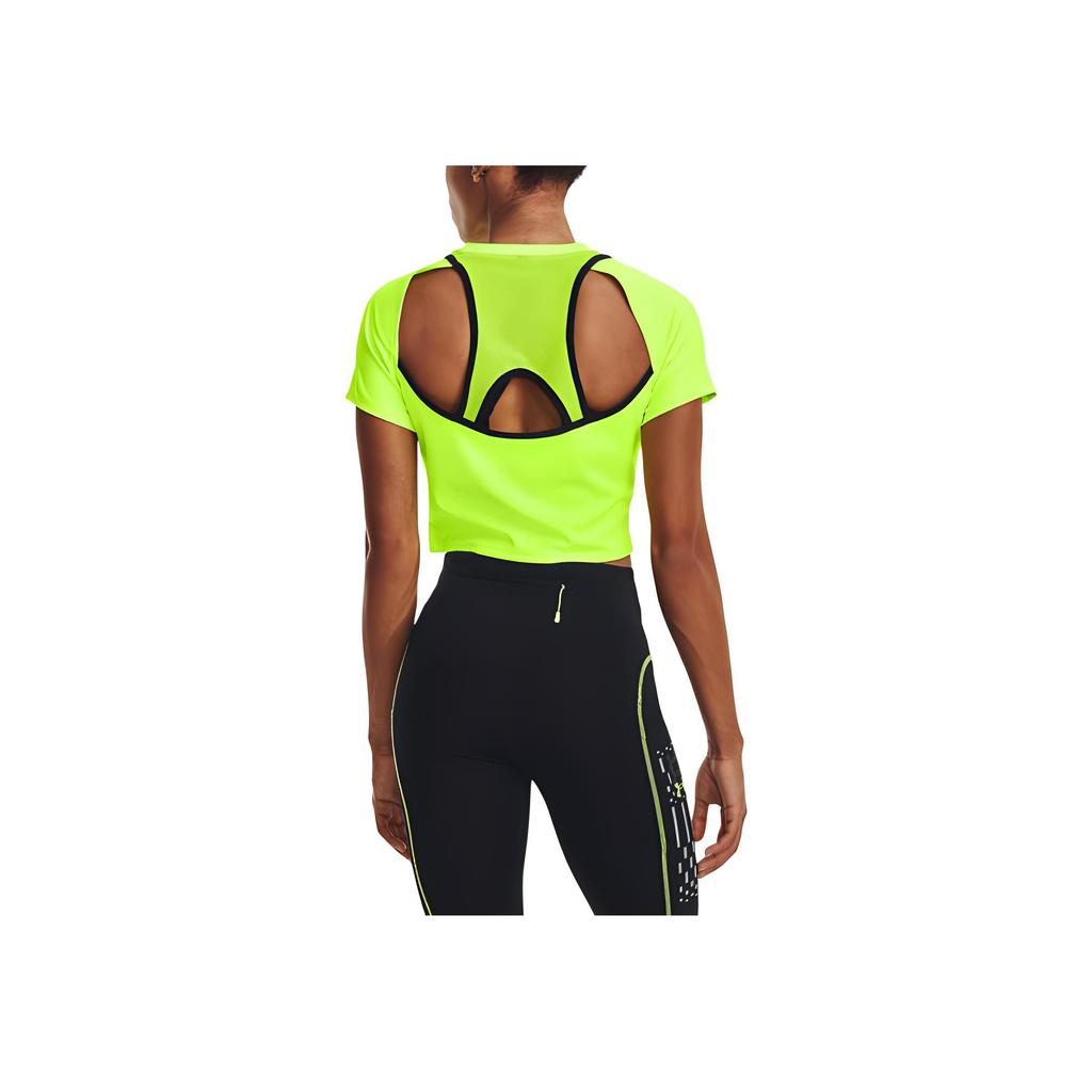 Under Armour Anywhere Round Neck Pullover Sports Short Sleeve T-Shirt Women Tops Green 1376816-369