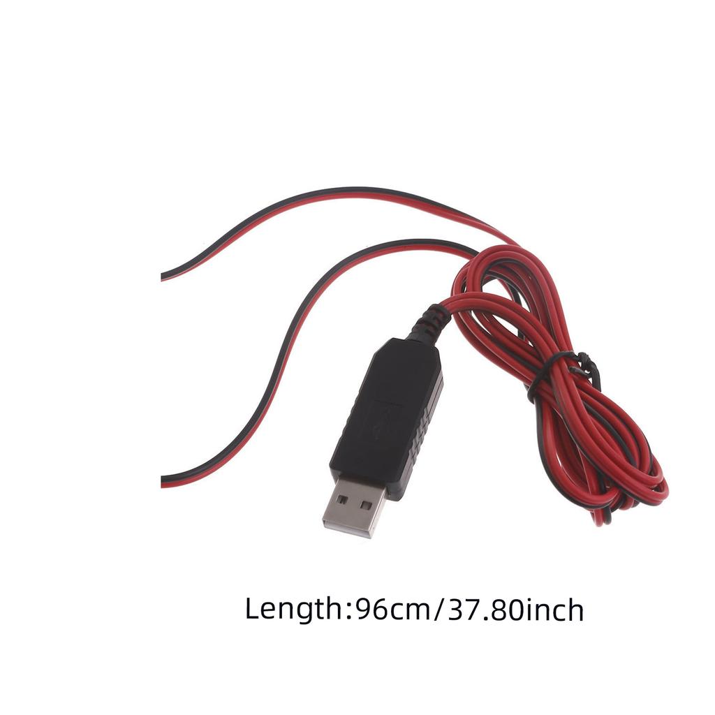 USB 5V2A to 1.5V1A LR14 C Battery Elimination Cable Convenient Dummy Battery Power Supply Adapter Cord for Toy Clock
