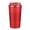 Stainless Steel Insulated Cup 12.85/17.25oz Double-layer Leak-Proof Travel Mug For Outdoor Sports Car Use Portable Vacuum Bottle