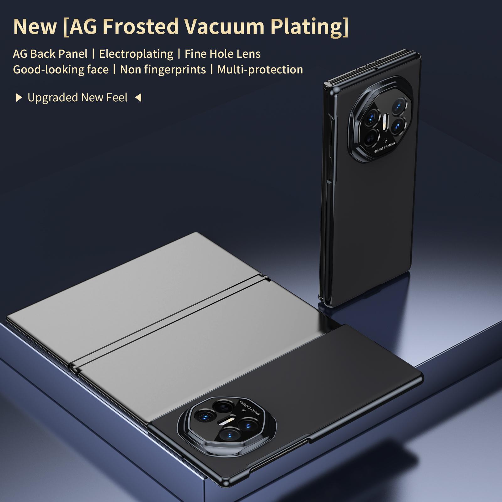 

For Huawei Mate XT AG Matte Vacuum Plating Hinge Full Protection Anti Fingerprint Drop Resistant Phone Case For Mate XT