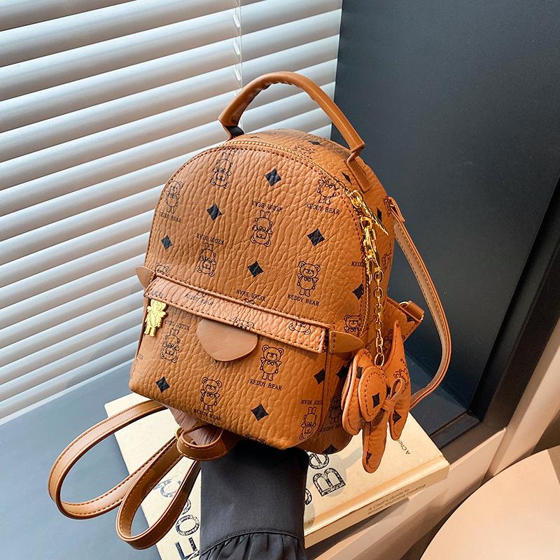 Premium Sense Backpack Women's Casual Fashion Niche Design Student Class Schoolbag Street Trend Small Backpack