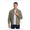 New Winter Fashion Business Casual Men's Thickened Comfortable Zipper Pocket Collarless Long Sleeve Jacket