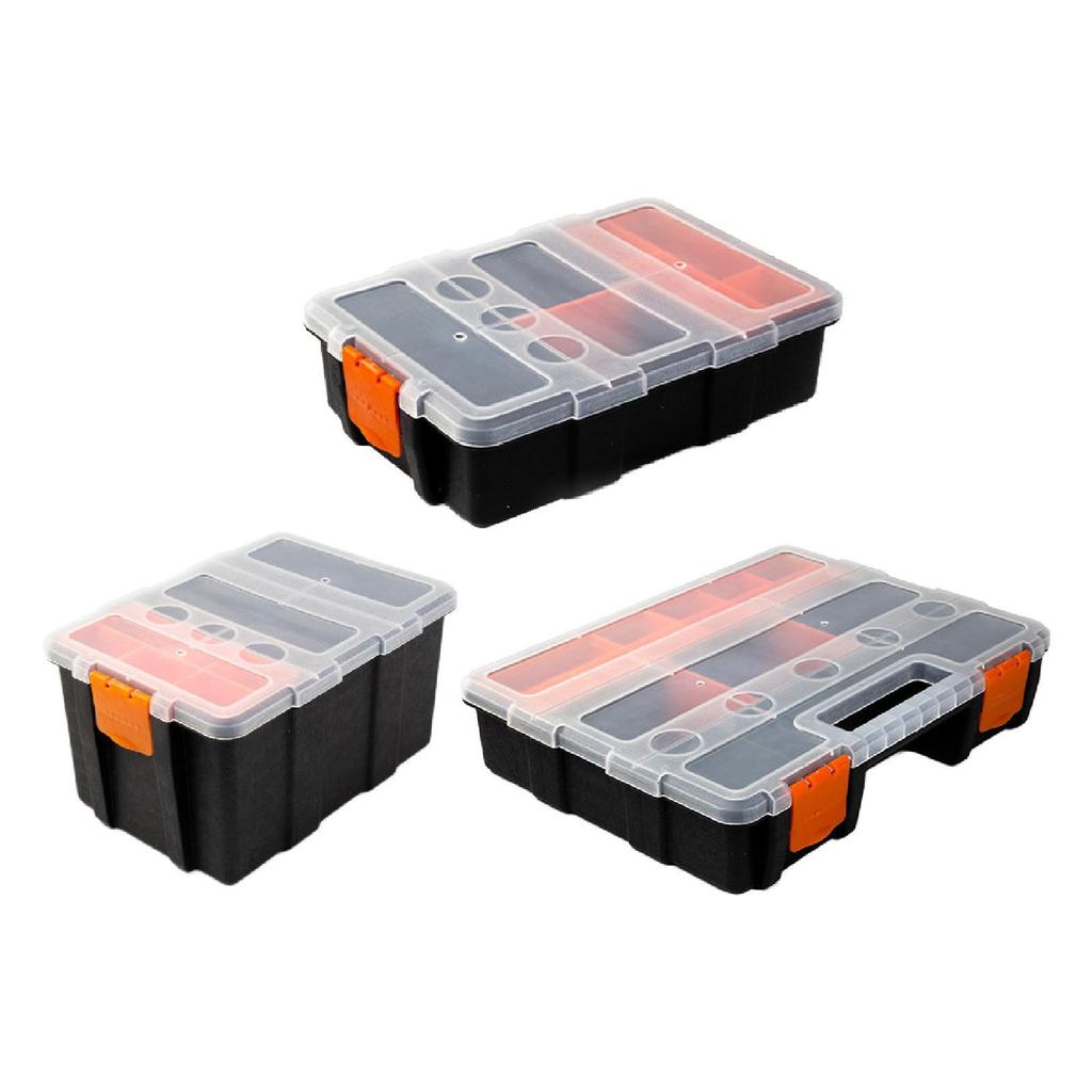 Hardware Box Electronic Components Box Clear Lid Tool Holder for Hardware Bolts