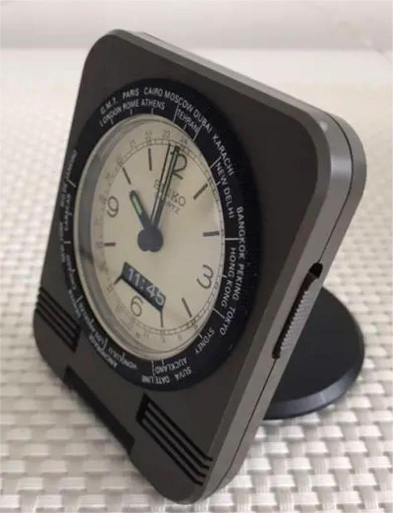 [USED] Rare Seikosha Vintage Travel Alarm Clock