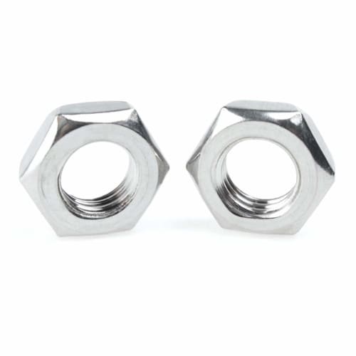 Xiedeai Hex Head Lock Nuts - Stainless Steel Metric Thread Hex Thin Lock Nuts Hardware Fastener Tools M4 M5 M6 M10 M12 M14 M16