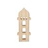 Wodden Ramadan Wooden Ornament Handmade Eid Party Props Simple Eid Mubarak Ornament  Scene Props