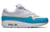 Nike Air Max 1 Fôr Hvit Blå Dame 881101-103