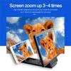 8.2/14 Inch Mobile Phone Screen Amplifier Magnifying Glass Foldable Phone Bracket 3D Video Screen Amplifier Folding Enlarged Expander Stand