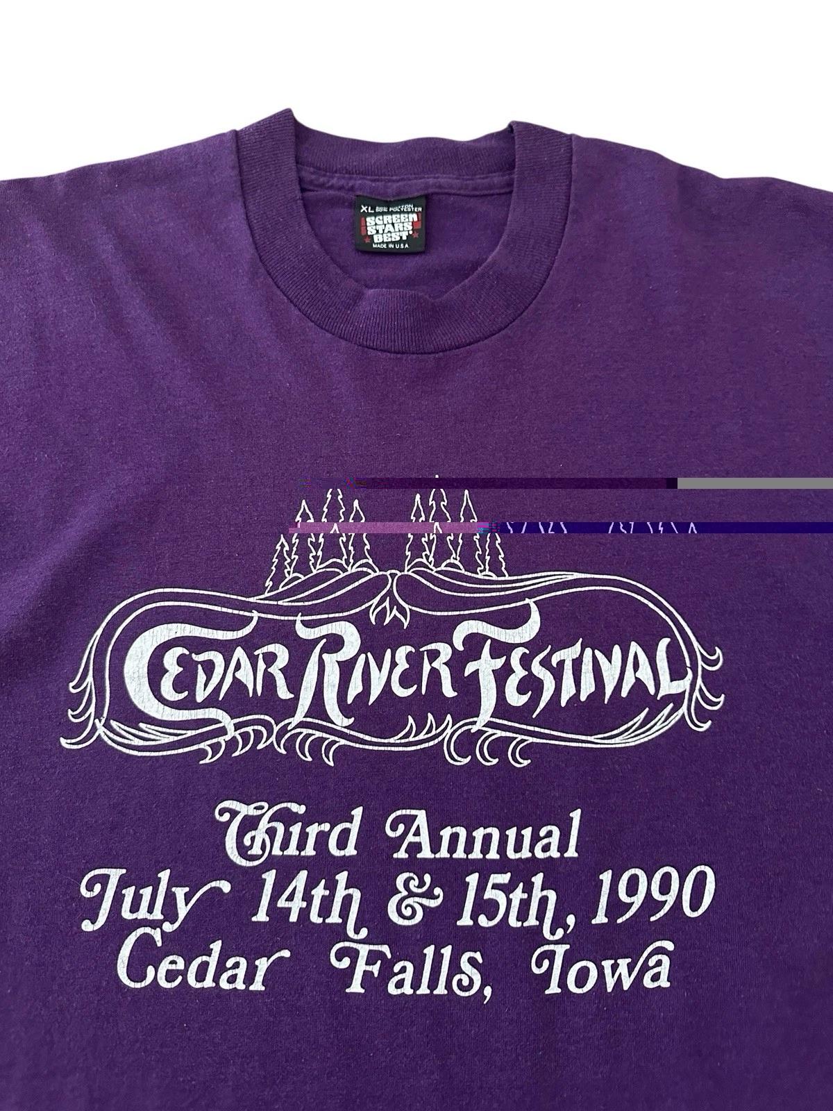 

Vintage Cedar River Festival T Shirt Men’s XL Cedar Falls Iowa 90’s USA 4XL