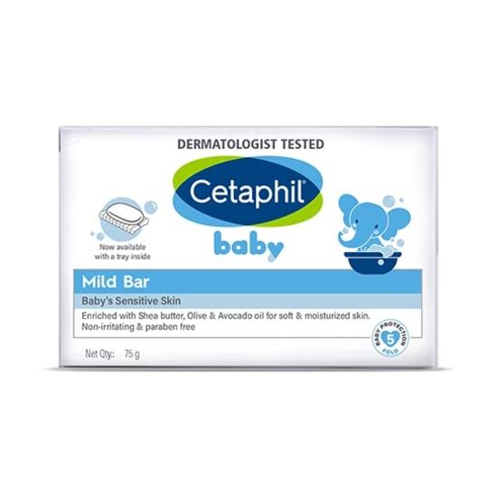Cetaphil Baby Mild Bar for Face and Body-Pack of 4, 75g*4