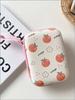 Portable Orange Cable Bag for Charging Cables, USB Cords and Accessories