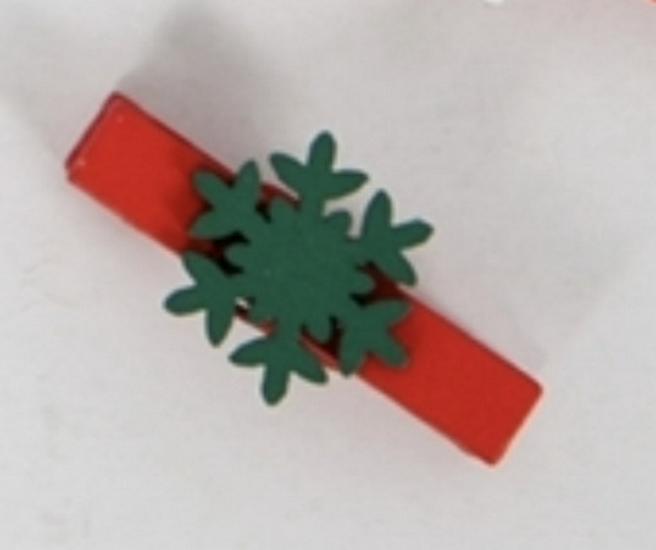 Eco-friendly Wooden Cartoon Clips: Creative Christmas Decor and Colored Wooden Patches