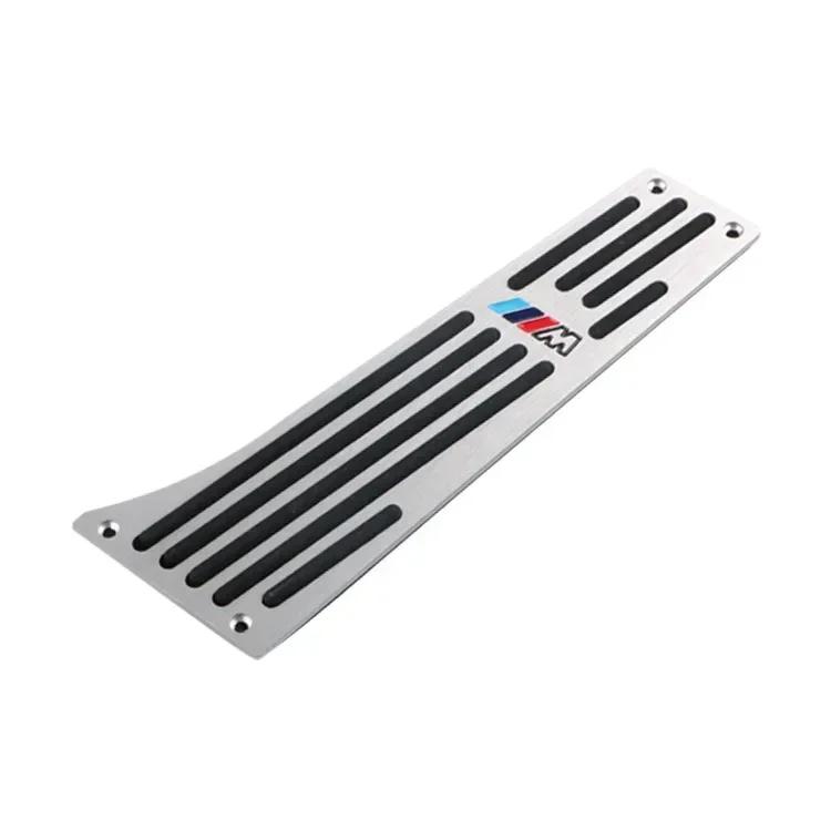 WZMR4 For BMW 1set Aluminum Car Accelerator Pedal Mat for BMW F01 F02 F10 F20 F30 F31 F34 F48 F87 Car Accessories