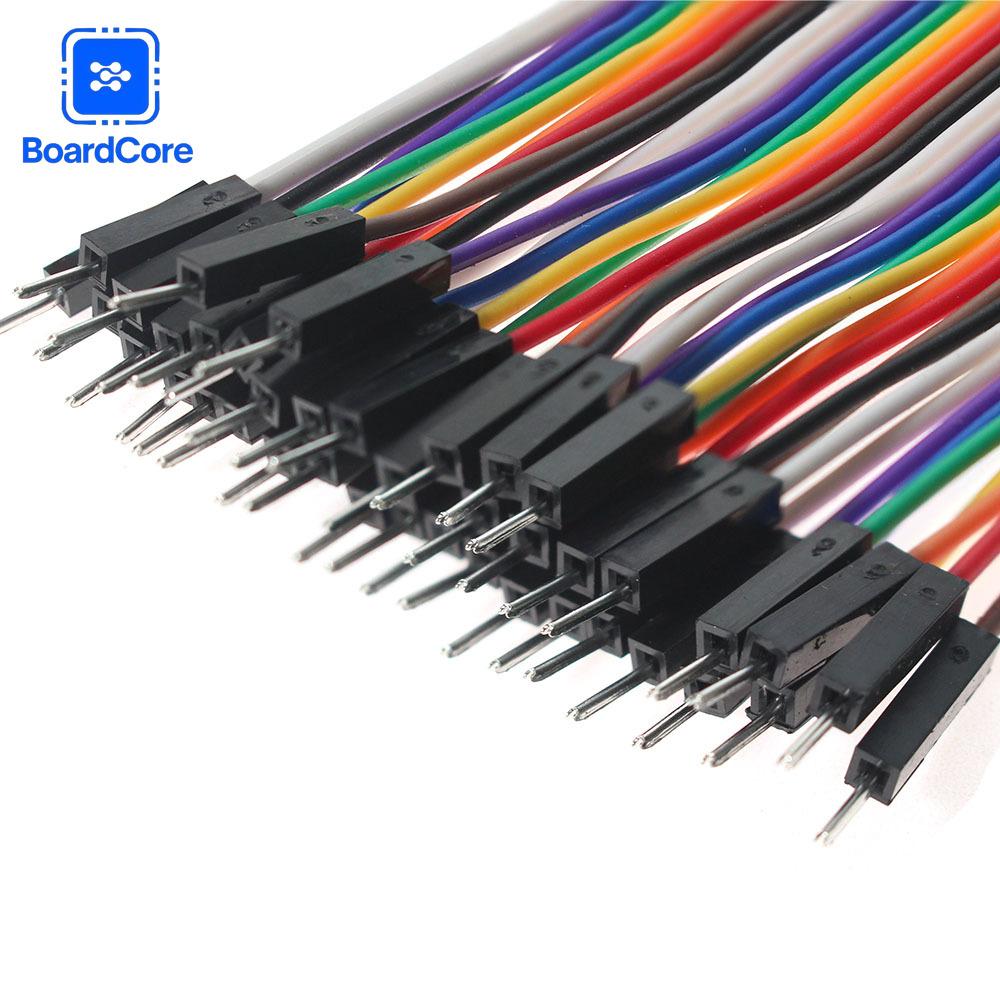 40Pin Dupont Line 10/20/30CM Male to Male , Male to Female , Female to Female Jumper Wire Dupont Cable for Arduino DIY KIT