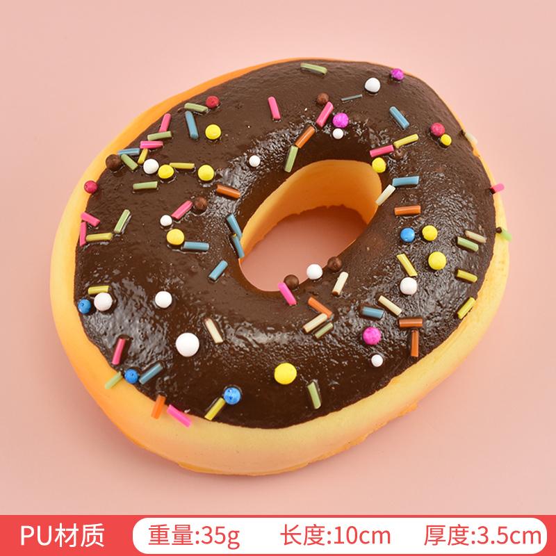 10cm Simulation Donuts Bread Stress Relief Fake Bread Cake Home Decor Display Wedding Sweet Decortions Photography Props 1Pc