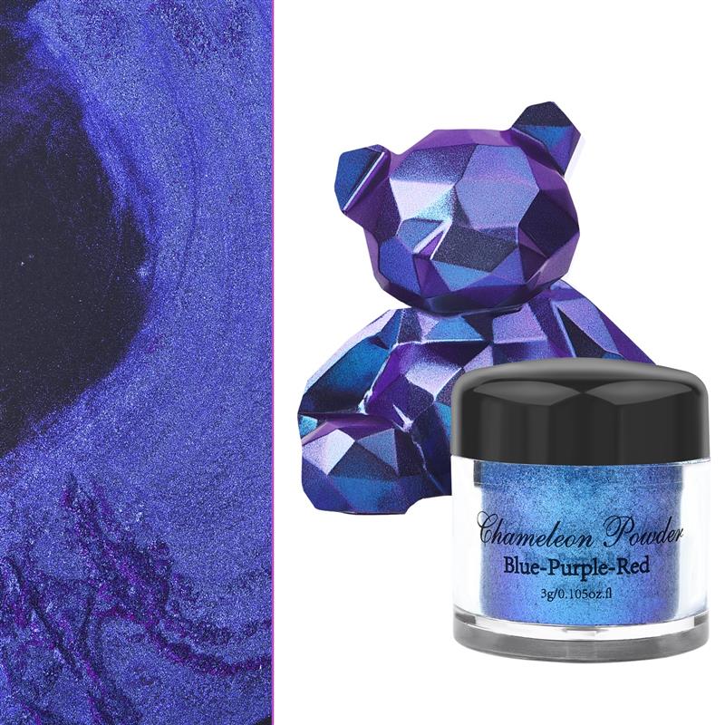

3g Mirror Chameleons Pigment Pearlescent Epoxy Resin Glitter Magic Discolored Powder Kit Resin Colorant Jewelry Making Tools