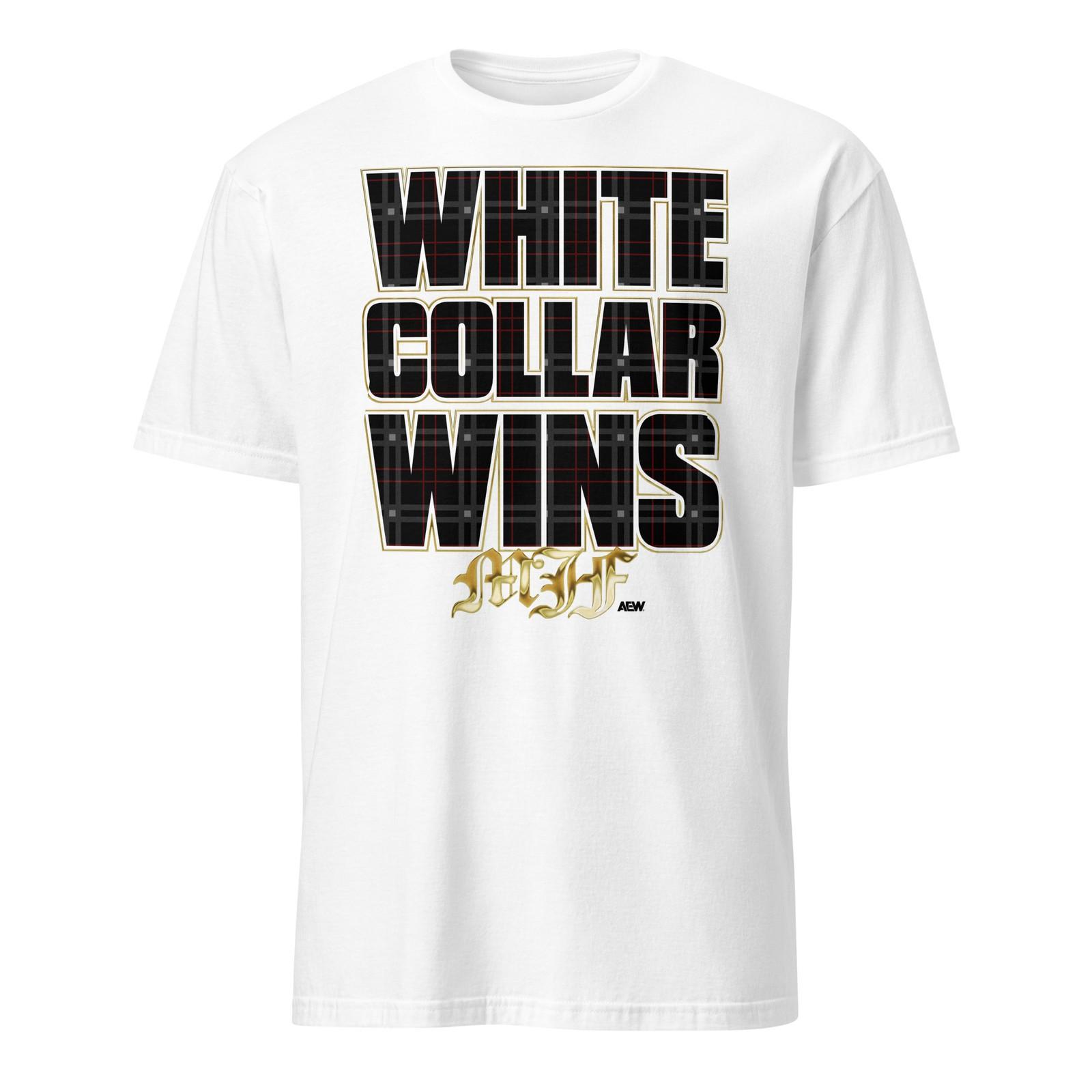 MJF - White Collar Wins Official AEW T-Shirt S разноцветный