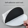 Self Adhesive Half Circle Sanding Pad Holder Durable Plastic Drywall Corner Sander Ergonomic Tool for Woodworking DIY Projects