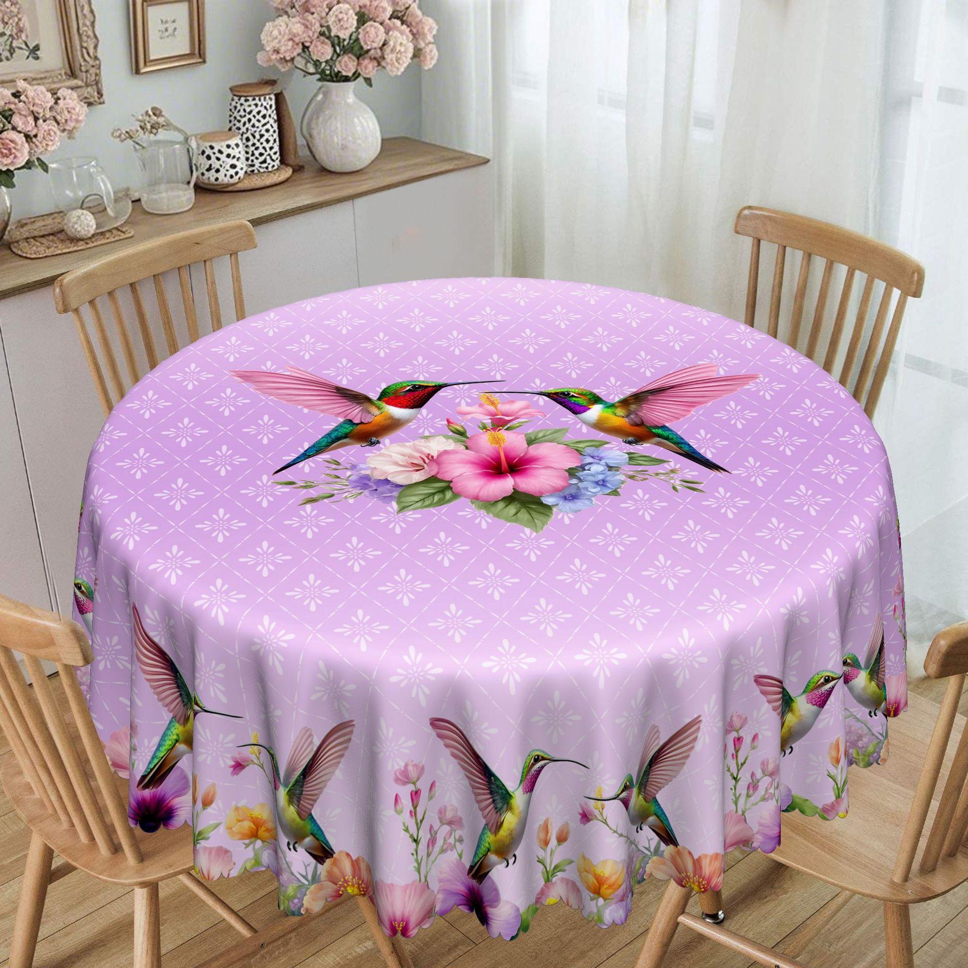 

Romantic Red Love Cartoon Dwarf Round Table Cloth, Valentine S Day Table Cloth, Home Restaurant Decorative Cloth Round tablecloth-152x152cm