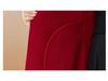 Women's Red Double-Sided Long Wool Coat - 2025 Autumn/Winter Slimming Over-the-Knee Style