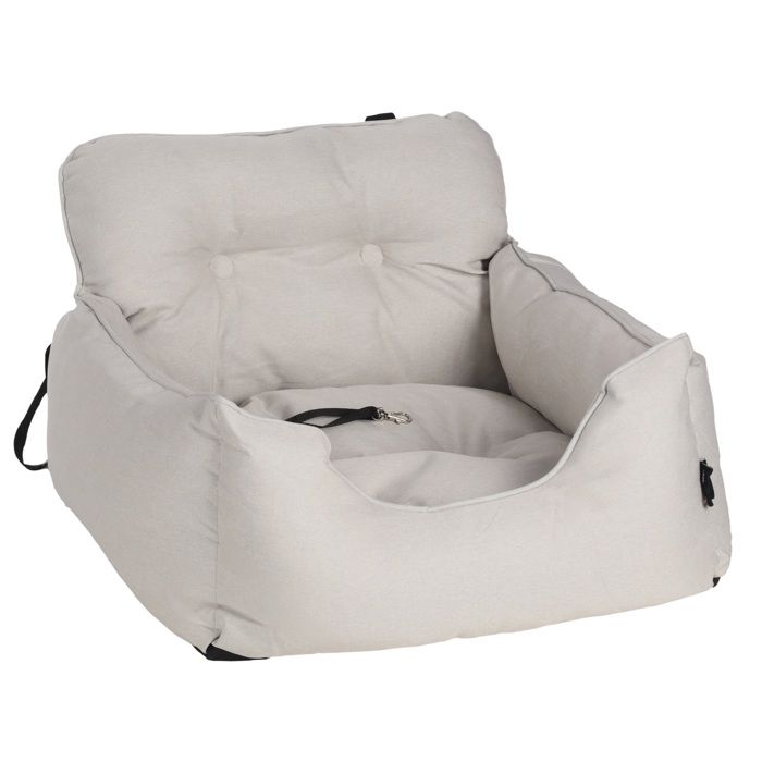 Siège auto pour chien - Jakey - Polyester résistant à l'eau - Confortable - Fixation sécurisée