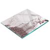 Decorative Glass Chopping and Serving Board, Chinese Landscape, 60x52 Cm