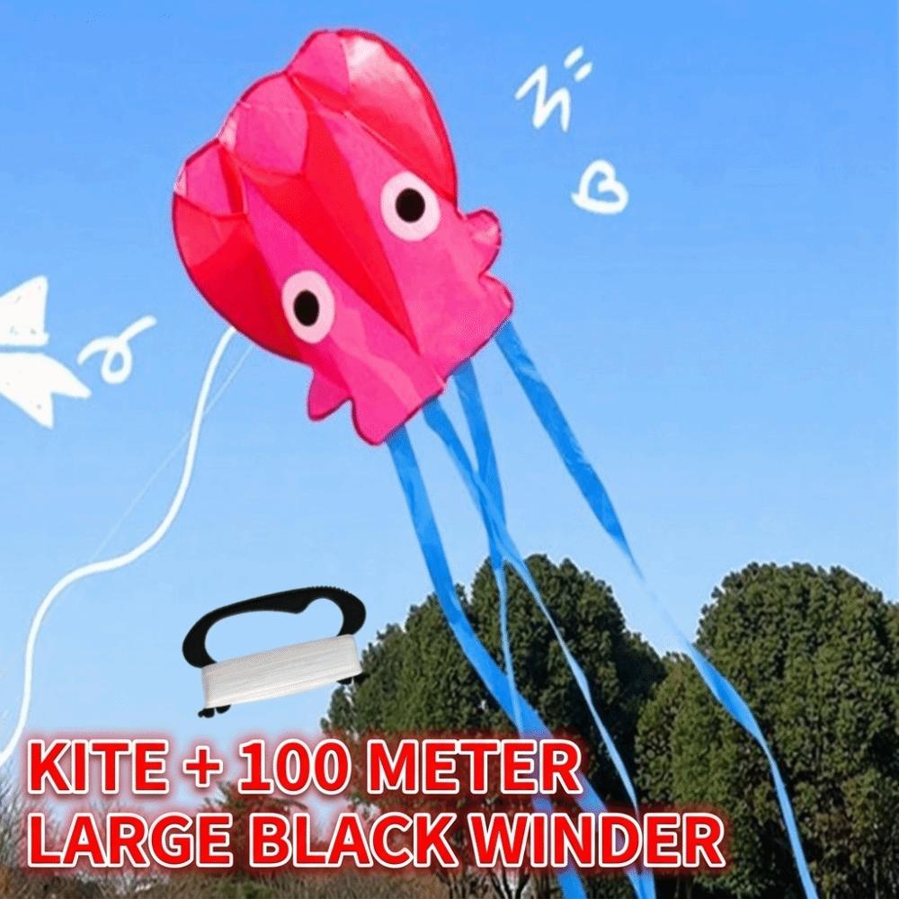 Cartoon Animal 3D Soft Kite Good Flying Outdoor Flying Toy Children's Pocket Kite  Beach Garden
