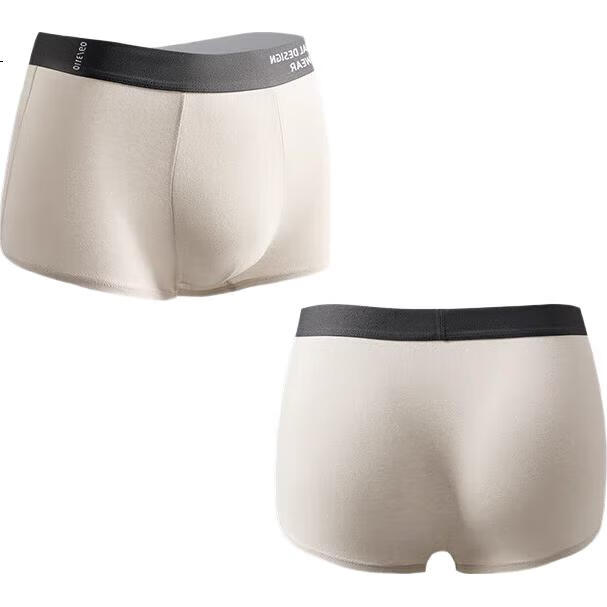XUEXIMAN Men's Underwear, Pure Cotton Antibacterial Shorts, Loose-Fitting Boxer Briefs for Me