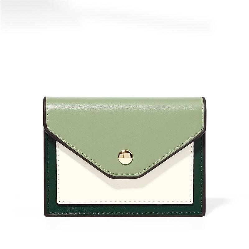 Marke Frauen Geldbörse Kurz Kleine PU Leder Kreditkarte Halter Schlank Umschlag Weibliche Brieftaschen Münzfach Mode Kupplung Taschen