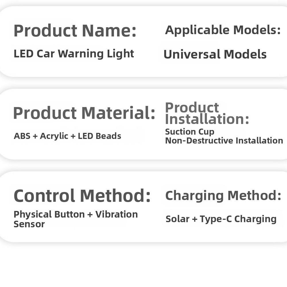 DIY Car Devil Eye Decorative Light Solar Cool EYE Ambient Lamp Gifts LED Warning Light