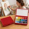 12 Section Paint Storage Box Portable Watercolor Paint Palette For Artists Students Outdoor Sketching And Art Classes