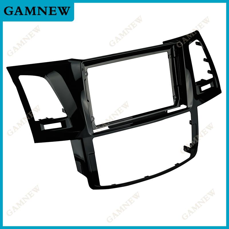 2Din 9 Inch Car Radio For Toyota Fortuner Hilux MT 2007 2008 2012 2014 2015 Multimedia Video Player frame