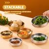 Stainless Noodle Bowl Soy Sauce Dish Kitchen Condiment Plates Seasoning Utensil Dishes Serving Dipping