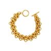 18K Gold Trendy Cuban Link Necklace: European & American Style, Non-Fading, Fashionable Personalized Chain, High-End Jewelry.