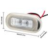 Marine Boat Transom LED Stern Light 3LED LED Courtesy Light Waterproof LED Tail Lamp Boat Turn Signal Light Boat Yacht Accessory