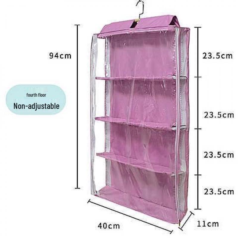 Plush Doll Hanging Storage Bag: Moisture & Dust-Proof Door & Wall Organizer