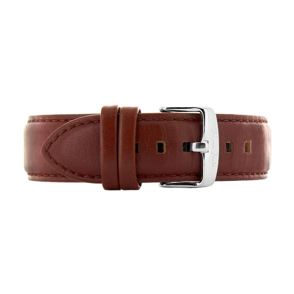 Jaimie Jacobs LEHEL SCHWABING MAXVORSTADT Watch Made in Germany Strap, (Leather strap Brown, buckle Silver)