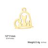 5pcs/Lot Stainless Steel Cute Animal Charms For Jewelry Making Cat Squirrel Bee Owl Elephant Koala Pendant DIY Accessories