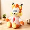 25cm Kawaii Fox Plush Toys Exquisite Furniture Decorative Items Multi-functional Pillow Lullaby Animal Dolls Gifts For Children