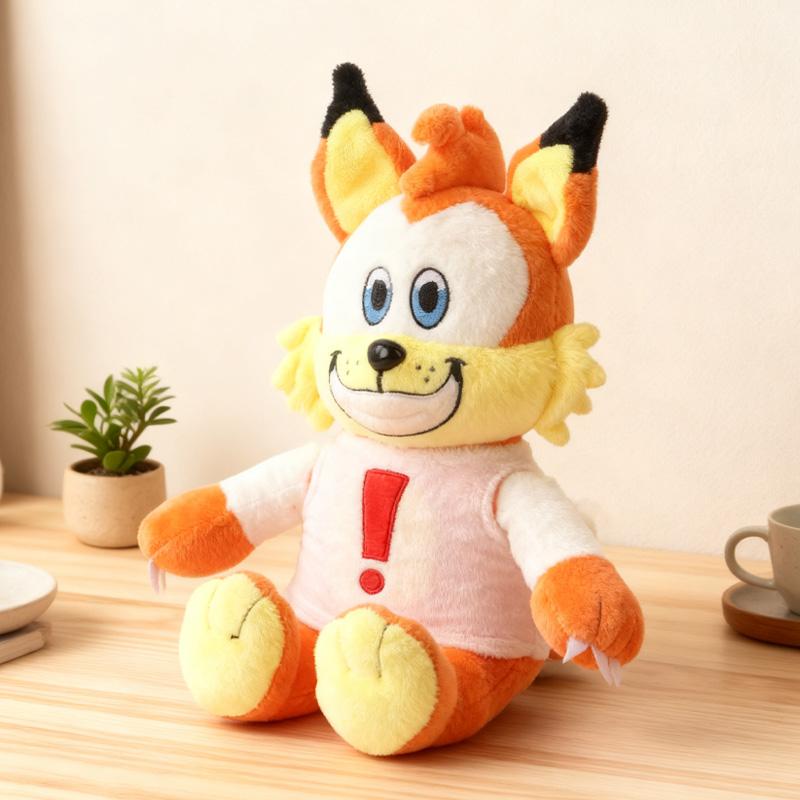 25cm Kawaii Fox Plush Toys Exquisite Furniture Decorative Items Multi-functional Pillow Lullaby Animal Dolls Gifts For Children