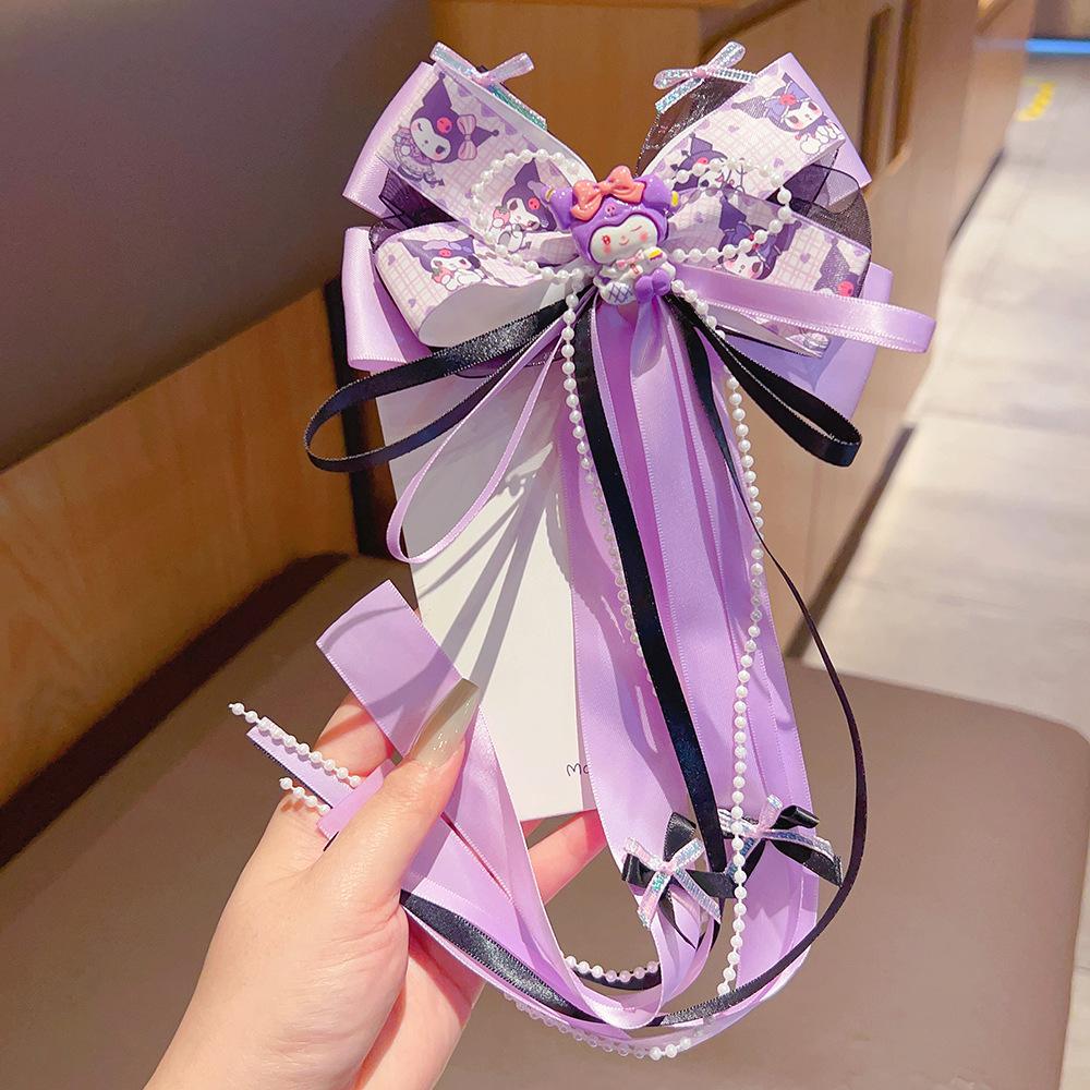 Children's Cartoon Hair Clip with Headband Princess Crown Hair Accessory Set Sanrio Girls' Baby Headpiece