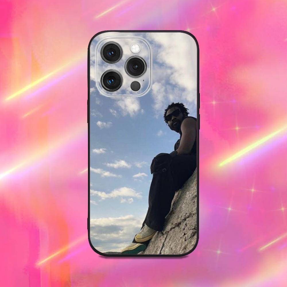 Damso Rapper Phone Case For iPhone 16,15,14,13,12,11,Pro,Max,Plus,X,XS,XR,SE,8,7,Mini,Soft Silicone Black Case