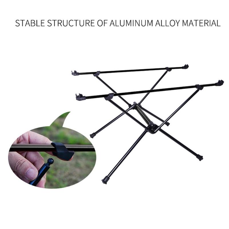 Faltbarer Campingtisch, Rolltisch, leichter Aluminium-Klapptisch, kompakter Picknicktisch für Angeln, Picknick und Grillen