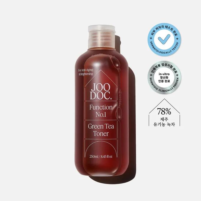 [Jeju Organic Green Tea Water 78% + Niacinamide 5%] Anti-aging Function No. 1 Green Tea Toner